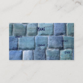 Architect Blue Sandstone Visitkort