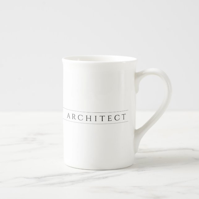 ARCHITECT Bone China Mugg / Black Benporslin Mugg (Höger)