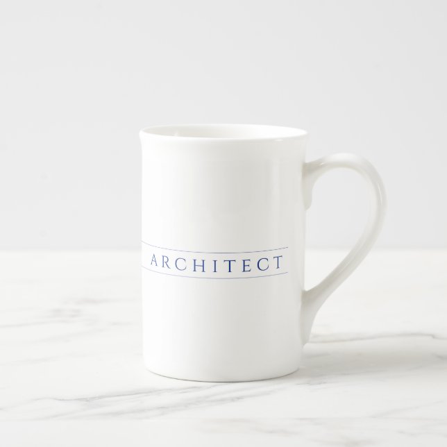 ARCHITECT Bone China Mugg / Navy Blue Benporslin Mugg (Höger)