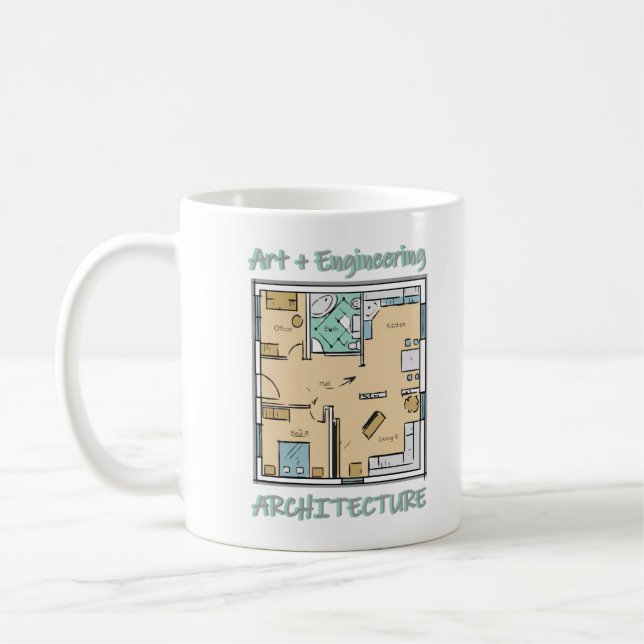 architect coffee kaffemugg (Vänster)