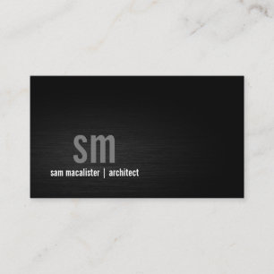 Architect Construction Byggnad Monogram Visitkort