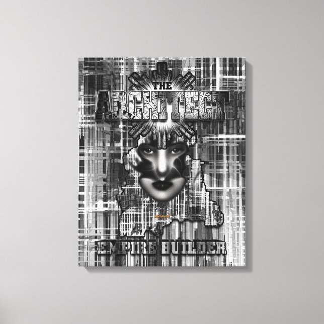Architect_Empire Builder Abstrakt Digital Art Canvastryck (Framsida)