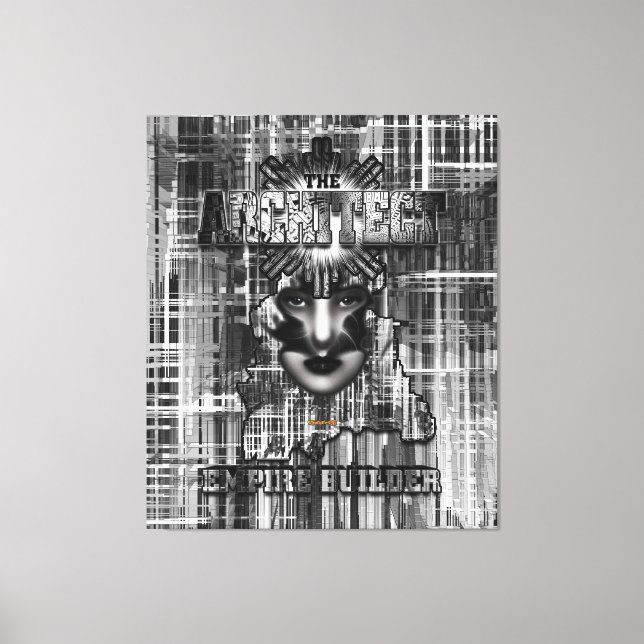 Architect_Empire Builder Abstrakt Digital Art Canvastryck (Framsida)