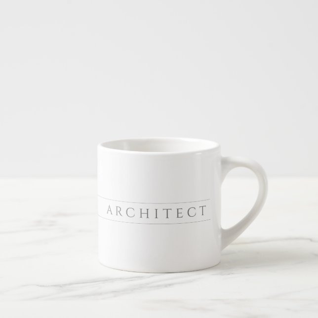 ARCHITECT Espresso Kopp / Grått Espressomugg (Höger)