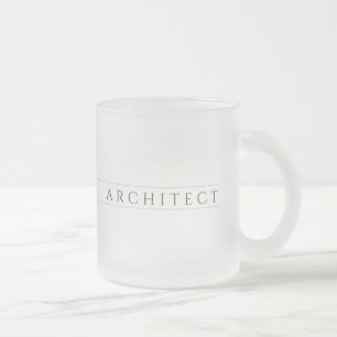 ARCHITECT Frostat Glass Mugg / Sepia