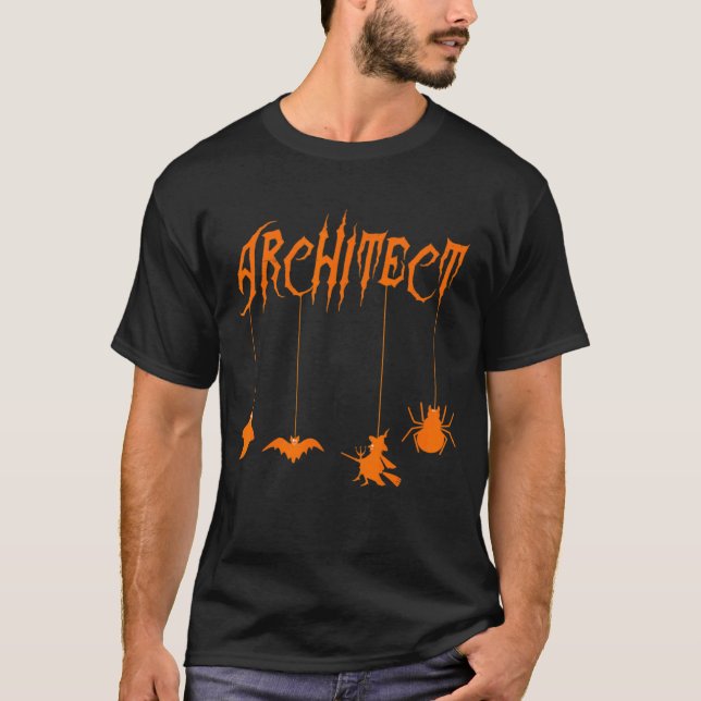Architect Halloween T Shirt (Framsida)