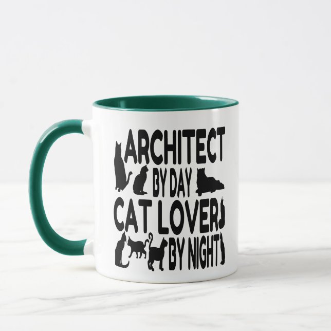 Architect Kärlek Cats Mugg (Vänster)