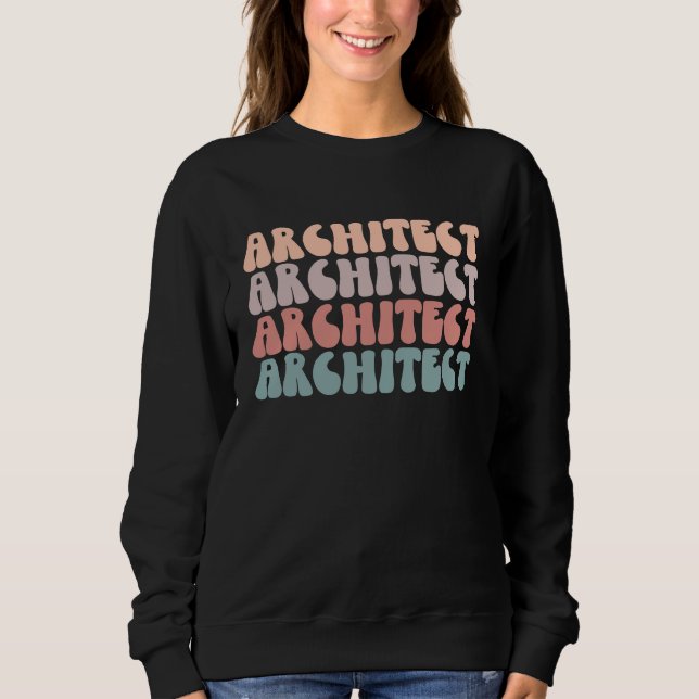 Architect Life Groovy Architect Life Appreciation T Shirt (Framsida)