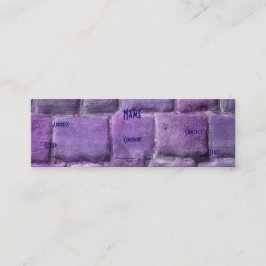 Architect Lila Blue Sandstone Mini Visitkort