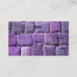 Architect Lila Blue Sandstone Visitkort