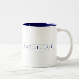ARCHITECT Navy Two-Tone Mugg