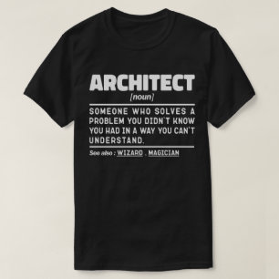 Architect Noun Definition Construction Funny Pappa T Shirt