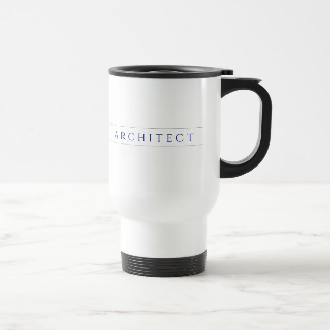ARCHITECT Resebar / Marinblå Resemugg (Höger)