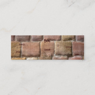 Architect Sandstone I Mini Visitkort