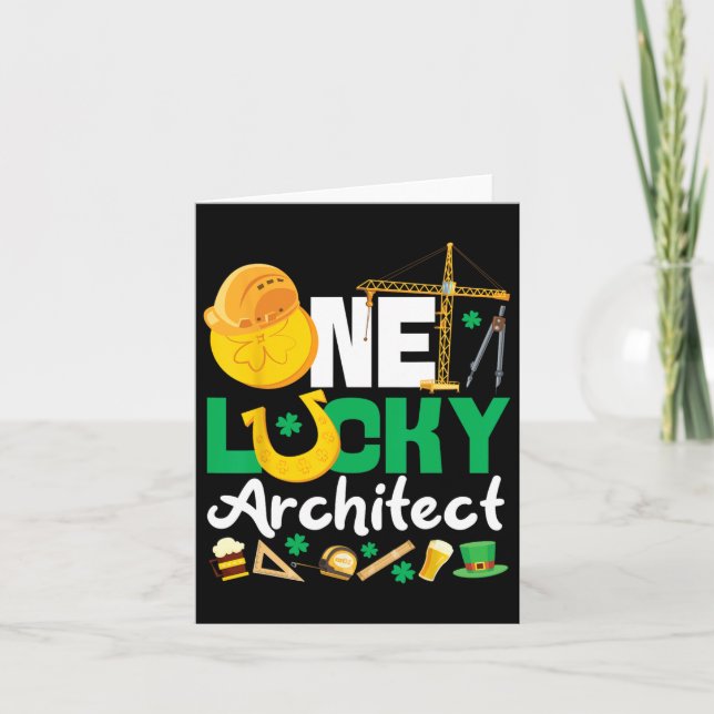 Architect Student Architecture St patricks day One Kort (Framsida)