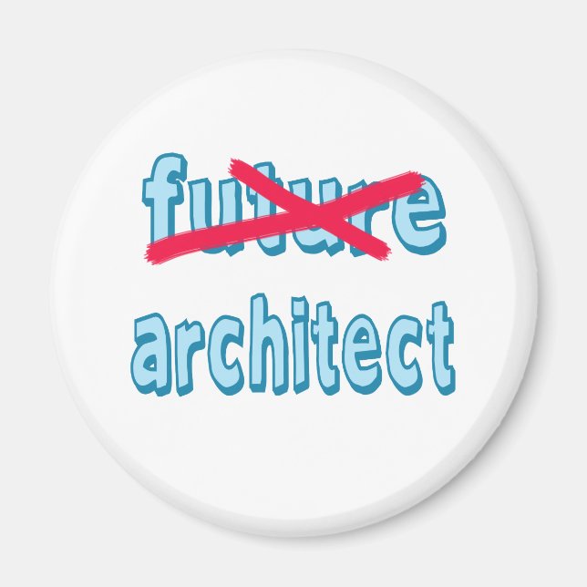 Architect Student Products Magnet (Framsidan)