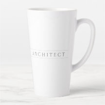 ARCHITECT Tall Latte Mugg / Grått