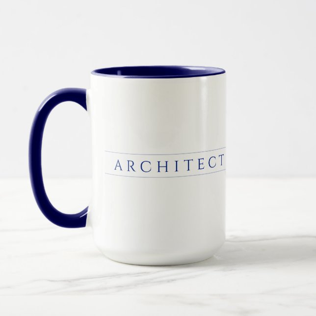 ARCHITECT Tall Navy Combo Mugg (Vänster)