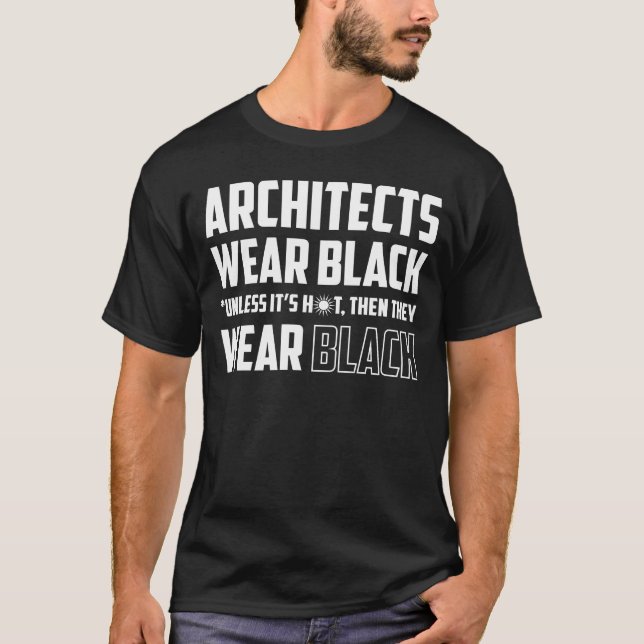 ARCHITECTS BÄRA SVART T SHIRT (Framsida)