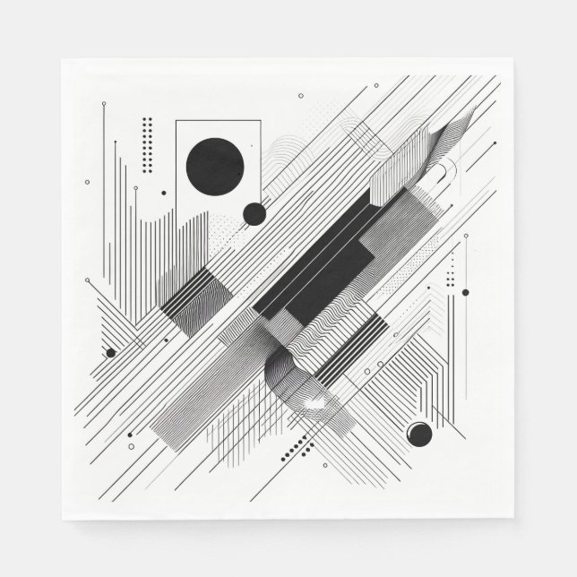 Architectural Line Matrix Pappersservett (Framsidan)