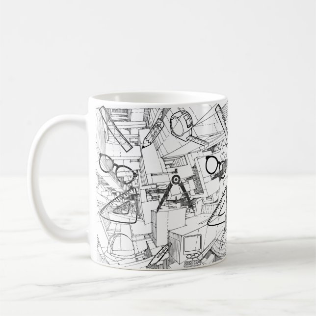 architectural mug kaffemugg (Vänster)