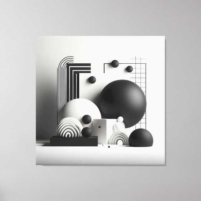 Architectural Silence Ensemble Canvastryck (Framsida)