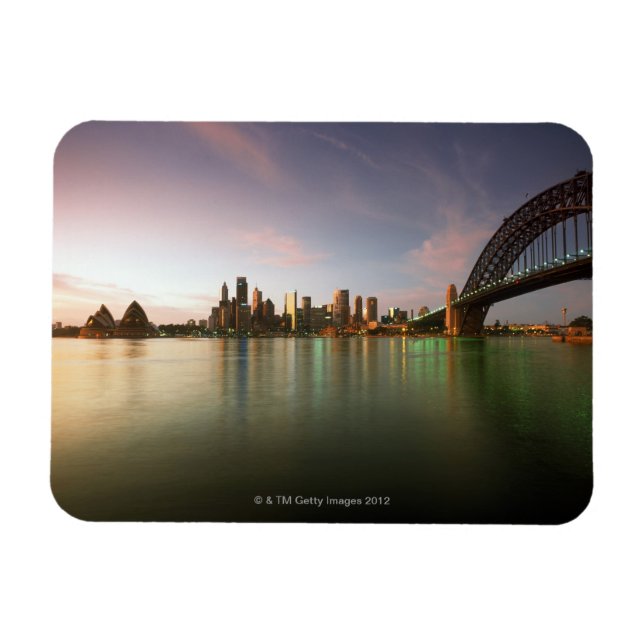 Architecture Australia Bridge Lugn Cities City Magnet (Horisontell)
