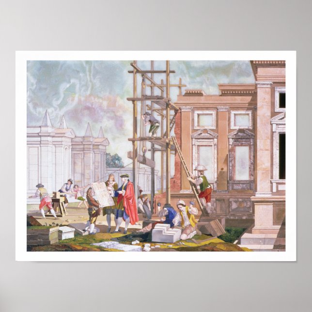 Architecture, from a series of four illustrating t poster (Framsidan)