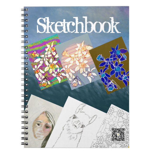 Archive Sketches & Teckning Birthday Gift Anteckningsbok (Framsidan)