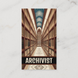 Archivist Archives Visitkort