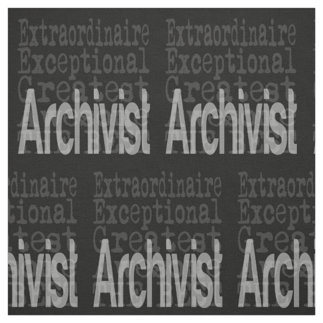 Archivist Extraordinaire Tyg (Provkarta)