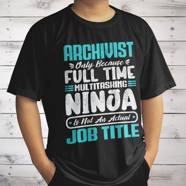 Archivist Funny Job Occupation Career Archivists T Shirt (Skapare uppladdad)