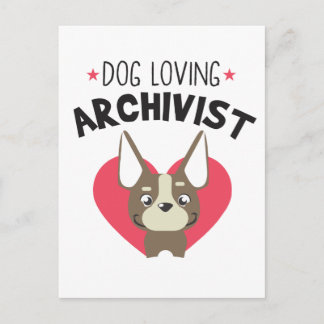 Archivist Hund Vykort