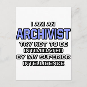 Archivist Joke ... Överlägsen intelligens Vykort