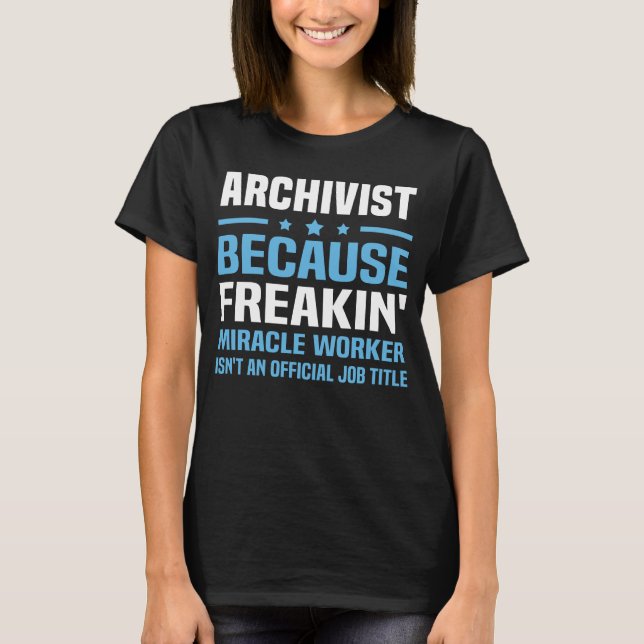 Archivist T Shirt (Framsida)