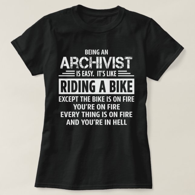 Archivist T Shirt (Design framsida)