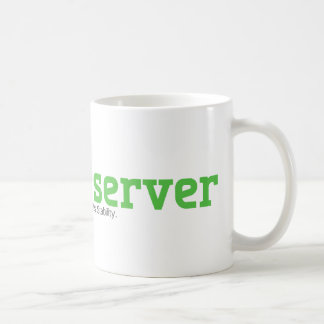 Archserver mugg med vår logotyp