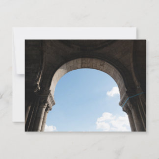 Archway View från Sacré-Coeur, Paris Vykort