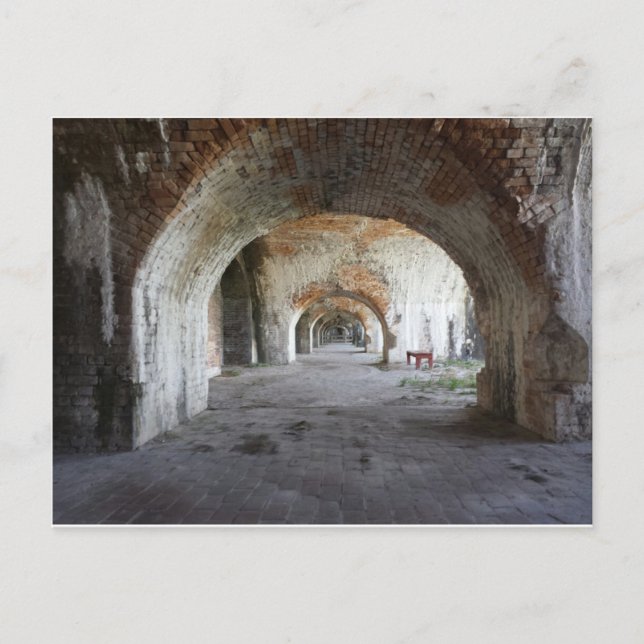 Archways Ft. Pickens, Florida Vykort (Framsida)