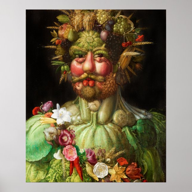 Arcimboldo Rudolf II Poster (Framsidan)