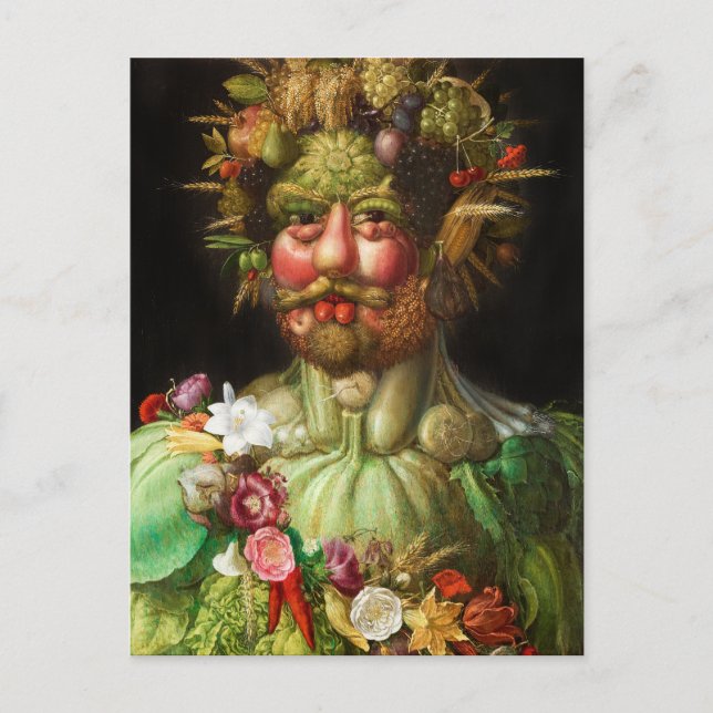 Arcimboldo Rudolf II Postkort Vykort (Framsida)