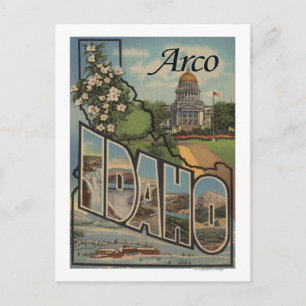 Arco, IdahoLarge Brev ScenesArco, ID Vykort