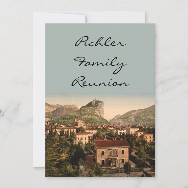 Arco III, Trentino-Alto Adige, Italien Inbjudningar (Framsida)