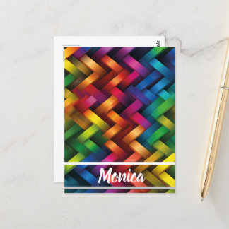 Arcoíris de Geometría Vibrante Vykort