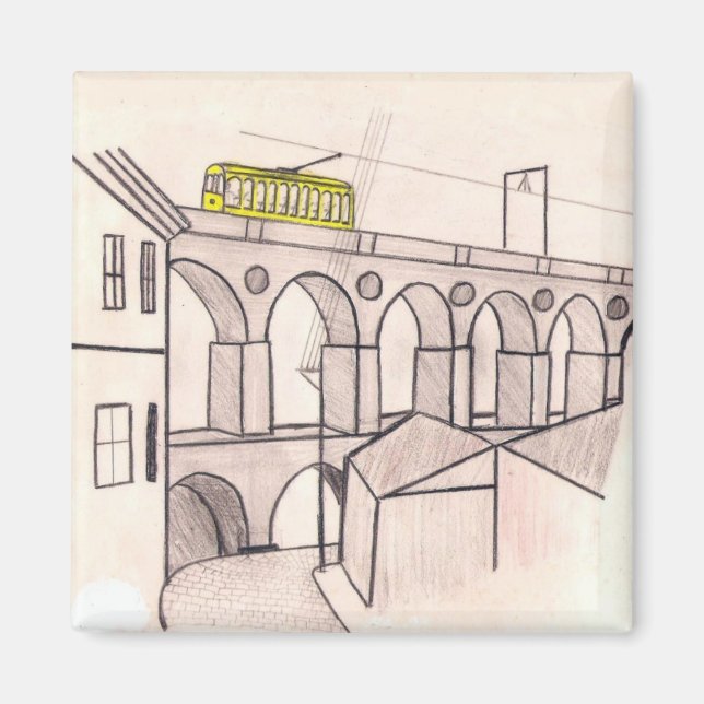 Arcos da Lapa r.j. Magnet (Framsidan)