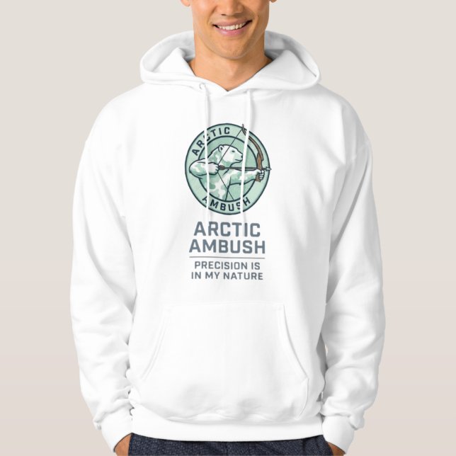 ARCTIC AMBUSH LOGO HOODIE (Framsida)