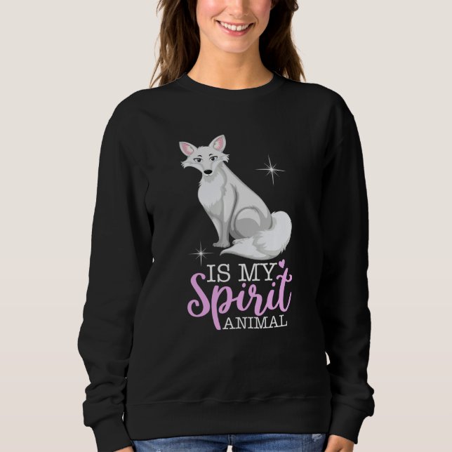 Arctic Foxes Is My Spirit Animal I Children I Girl T Shirt (Framsida)