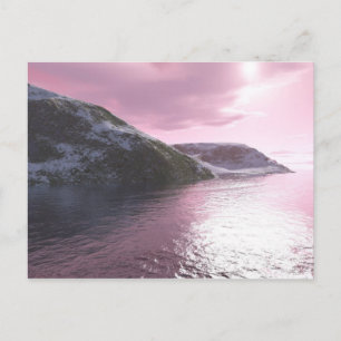 Arctic Pink Sunrise vykort av Tamara Ward