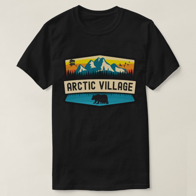 Arctic Village, Alaska T Shirt (Design framsida)