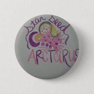 Arcturian Starseed ljust språksymbol Knapp